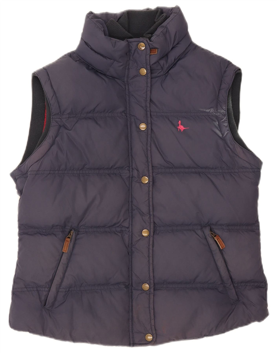 Jack Wills Gilet căptușit pentru femei UK 14 Large Bleumarin