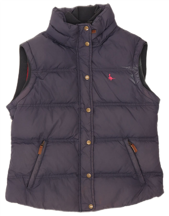 Jack Wills Gilet căptușit pentru femei UK 14 Large Bleumarin