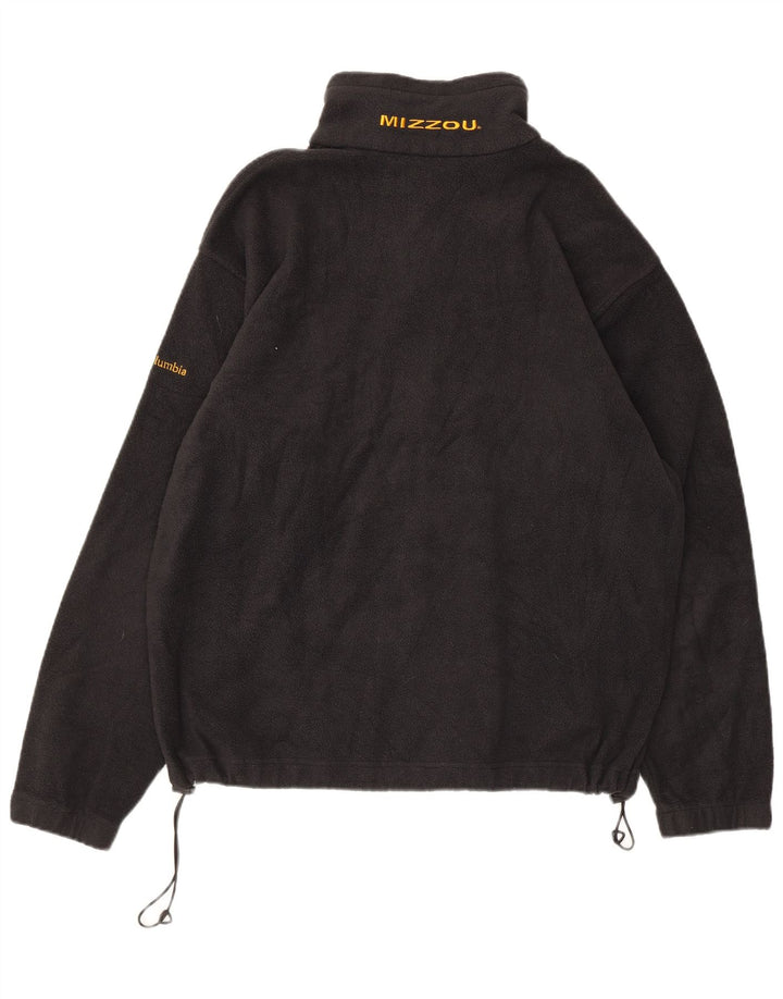 Jachetă fleece Mizzou Columbia pentru bărbați UK 40, mare, negru, poliester