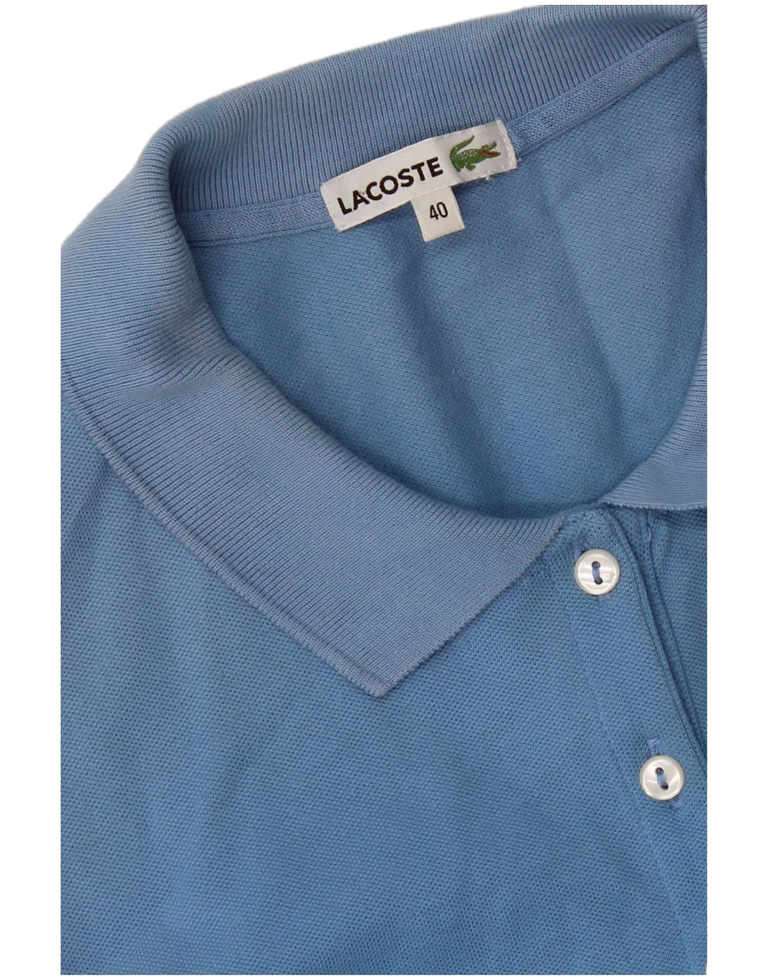 Rochie polo Lacoste pentru femei Mărimea 40 albastru mediu