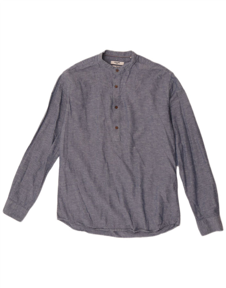 Cămașă pulover subțire premium Jack & Jones pentru bărbați, mică, albastru marin pete