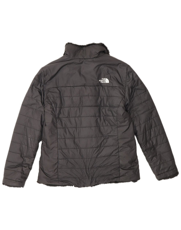 Jachetă Reversibilă Padded pentru Fete The North Face 14-15 Ani XL Negru