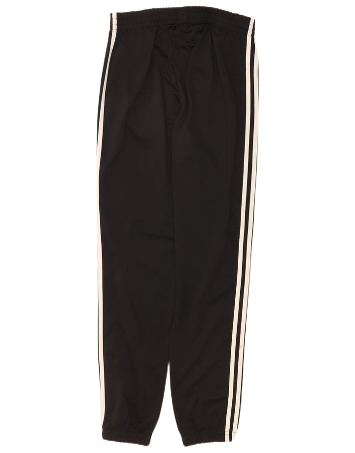 Pantaloni de trening Adidas pentru femei Joggeri UK 10 Poliester negru mic