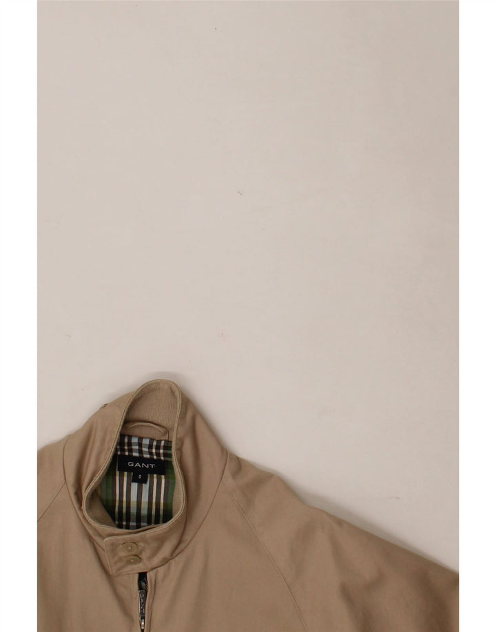 GANT Mens Bomber Jacket UK 36 Small Beige Cotton Vintage Gant and Second-Hand Gant from Messina Hembry 
