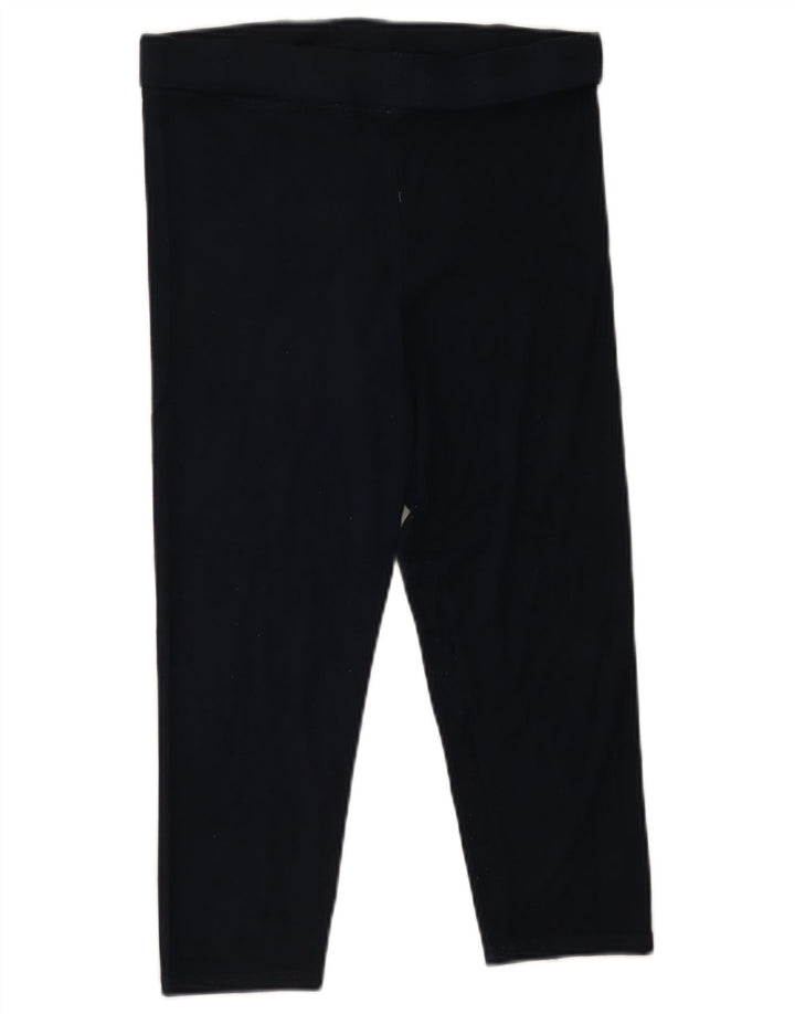 Leggings Capri Boden pentru femei UK 12 Medium Bleumarin Viscoză