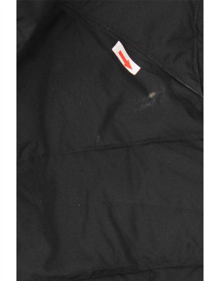 Palton căptușit cu glugă Nike pentru bărbați UK 40, mare, negru, poliester
