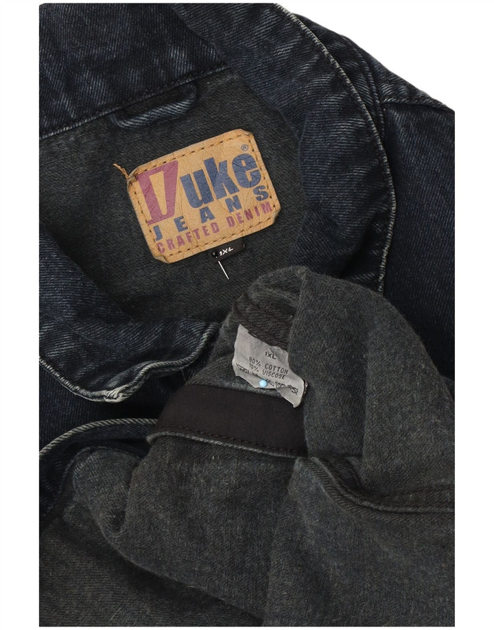 Jachetă de blugi pentru bărbați Duke UK 42 XL, bleumarin, bumbac, clasică