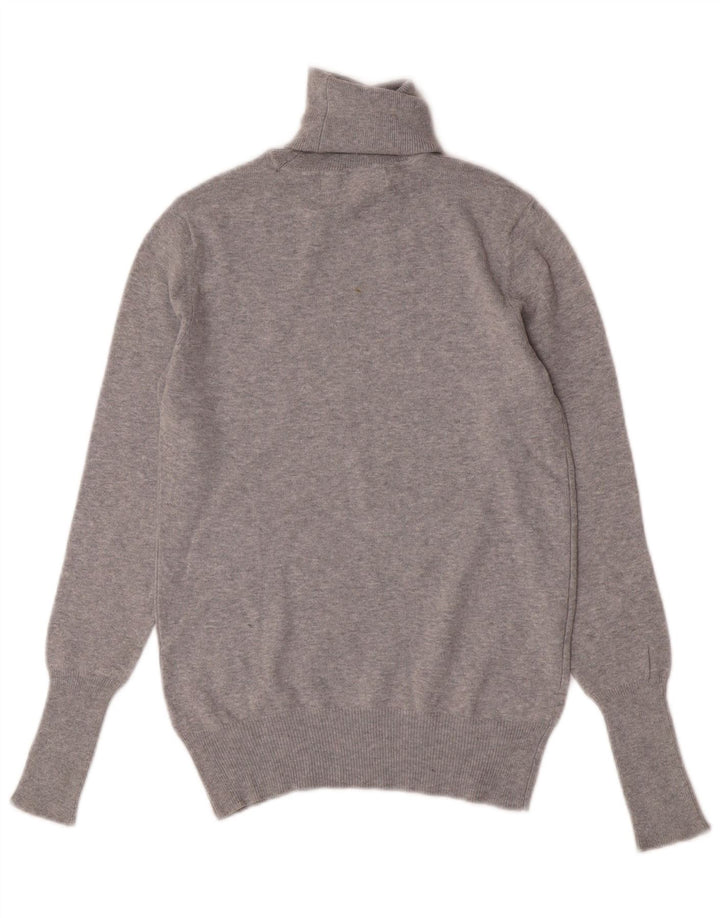 Pulover pentru femei cu gât rulat Zara UK 12 Gri mediu