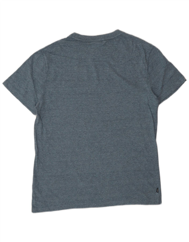 SUPERDRY Tricou Bărbați Top Medium Blue Bumbac