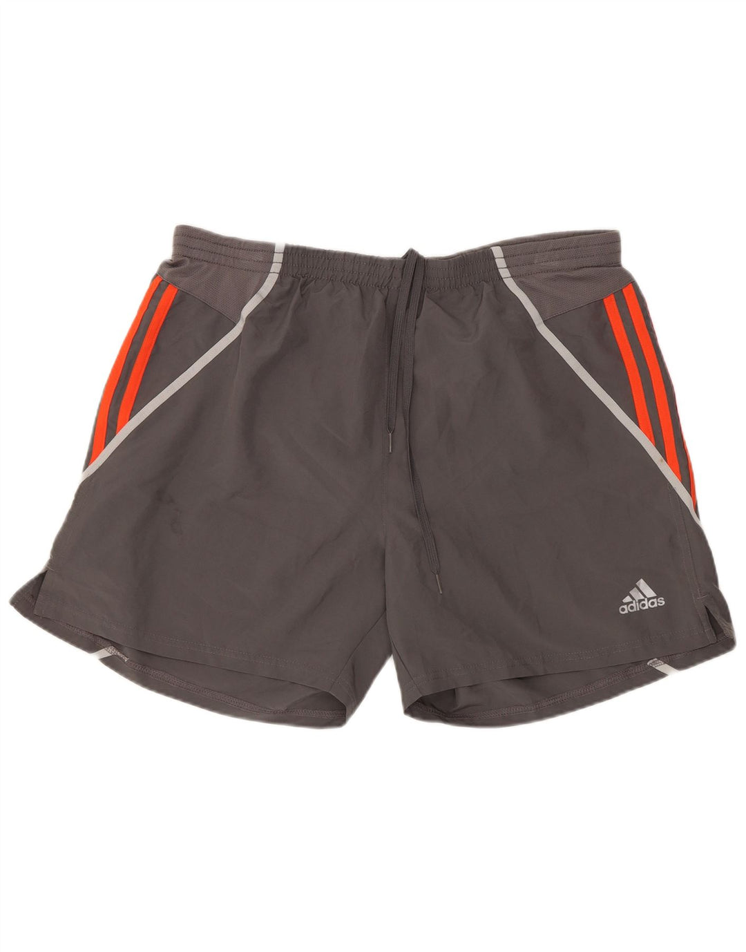 Pantaloni scurți de înot Adidas pentru bărbați, gri mediu, poliester color bloc