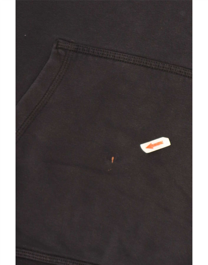 Pulover Nike pentru bărbați, bumbac mediu negru