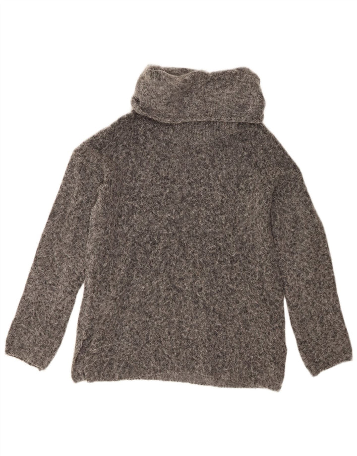 Marks & Spencer Pulover cu gât rulat pentru femei UK 14 Medium Grey Flecked