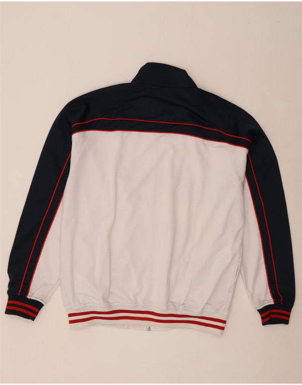 Jachetă de trening pentru bărbați Kappa, 2XL, alb, poliester color bloc