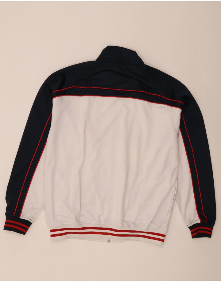 Jachetă de trening pentru bărbați Kappa, 2XL, alb, poliester color bloc