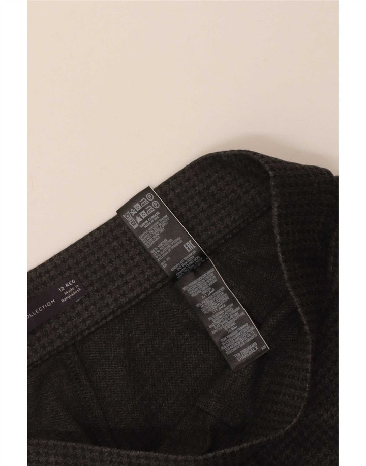 Pantaloni casual pentru femei Marks & Spencer UK 12 Medium W30 L29 Gri