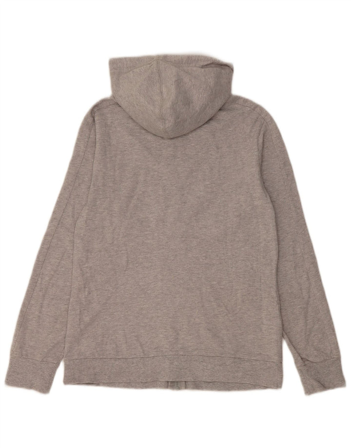 Pulover Puma pentru femei, cu fermoar, UK 12, bumbac gri mediu
