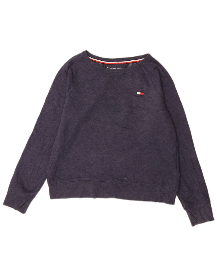 TOMMY HILFIGER Pulover supradimensionat pentru femei UK 10 Mic Bleumarin