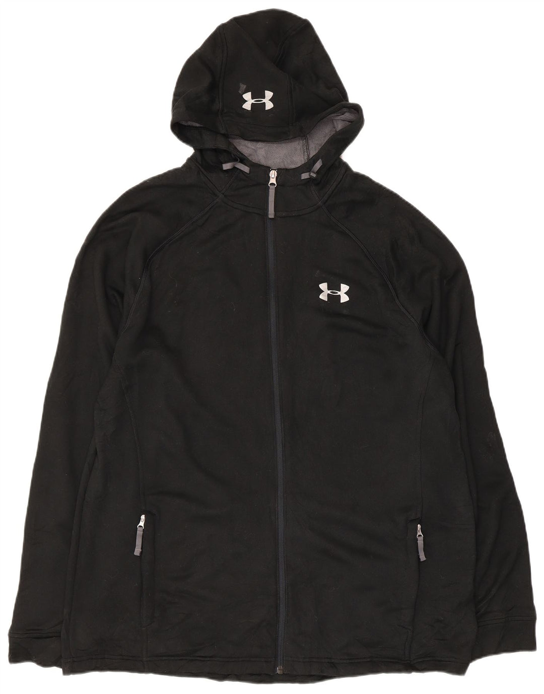 Pulover Under Armour pentru bărbați, cu fermoar, XL, poliester negru