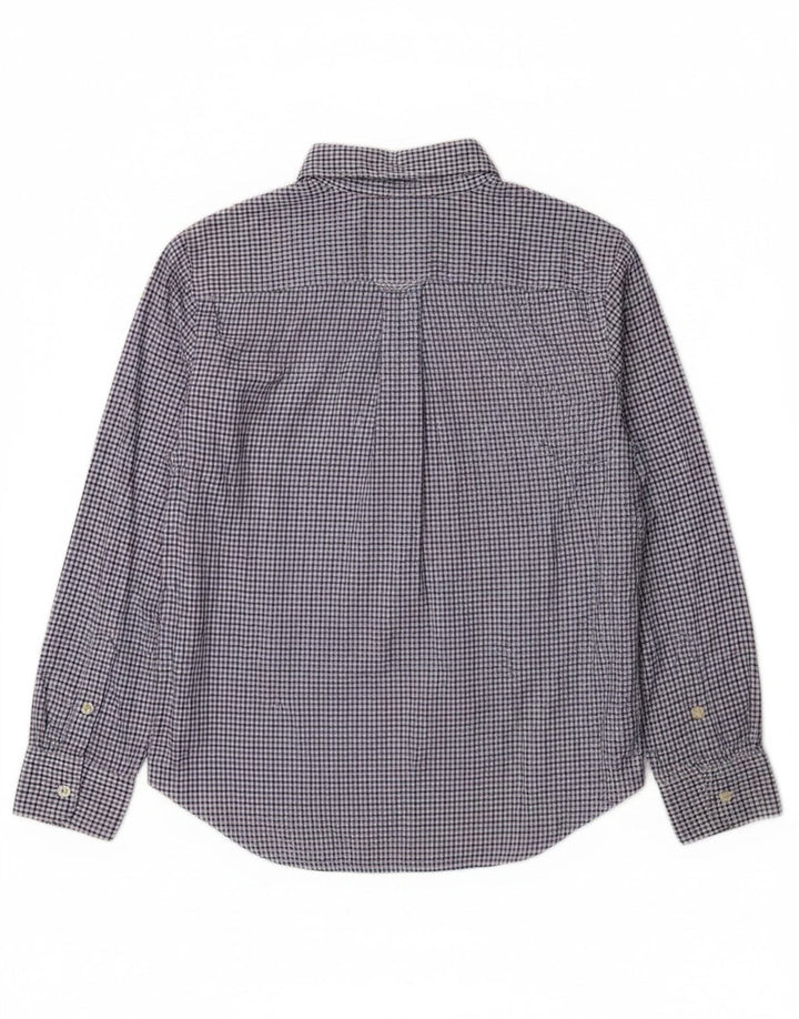 RALPH LAUREN Boys Shirt 10-11 Years Medium Blue Check Cotton