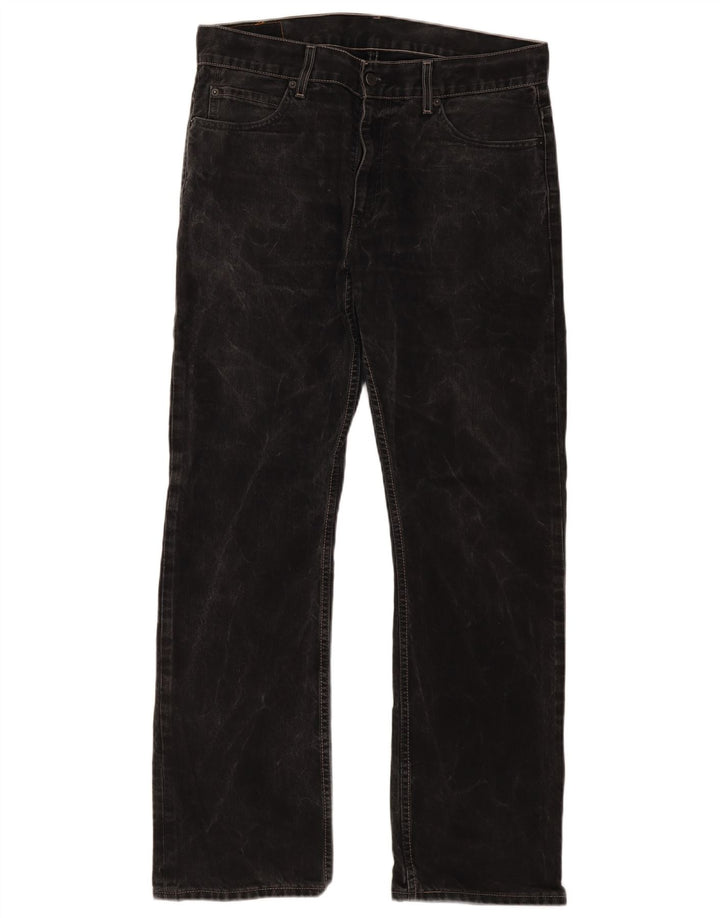 Blugi drepti pentru bărbați Levi's 506 W36 L32 negri