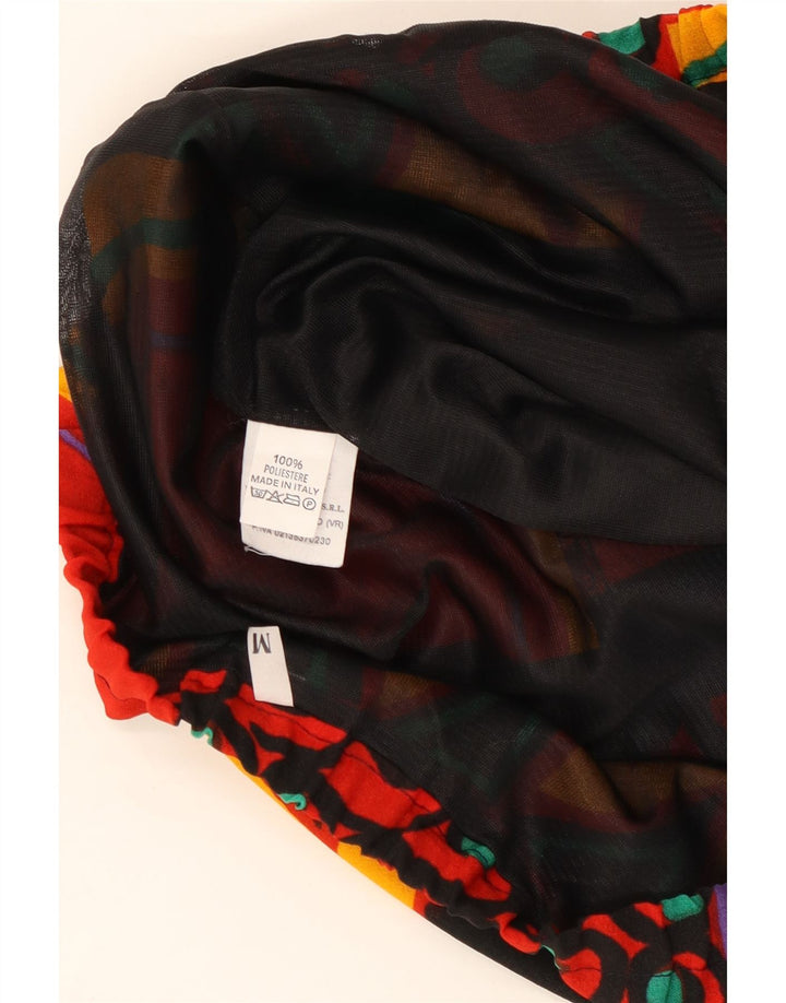 Fustă plisată Vintage pentru femei L30 Poliester geometric multicolor