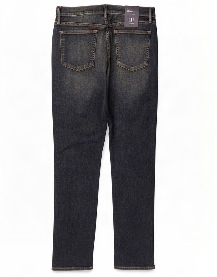 Blugi pentru bărbați Gap Stretch Slim W34 L32 Bumbac albastru