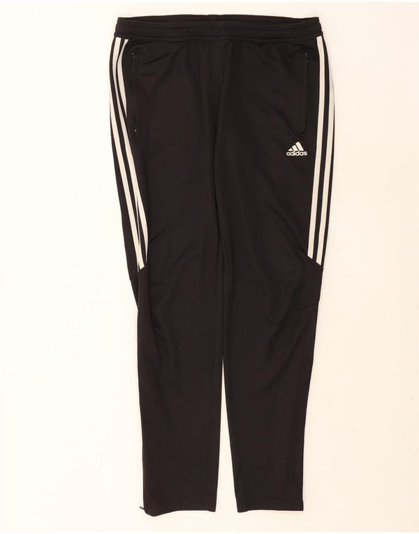 Pantaloni de trening Adidas pentru femei Marea Britanie 16/18 Poliester negru mare