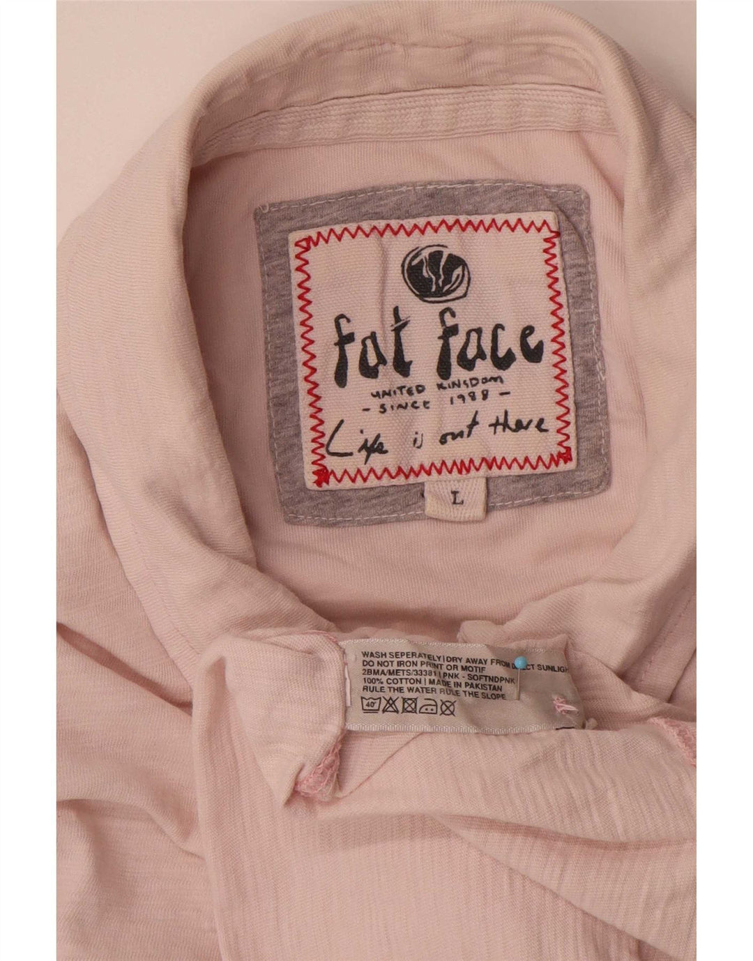 Tricou polo pentru bărbați Fat Face, mare, roz
