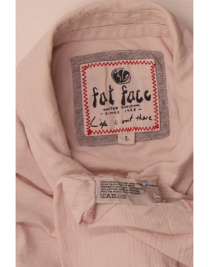 Tricou polo pentru bărbați Fat Face, mare, roz