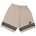 Pantaloni scurți sport pentru bărbați Adidas Climalite, poliester alb mic