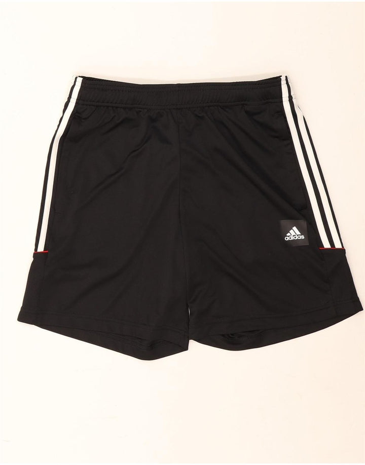 Pantaloni scurți sport Aeroready Adidas pentru bărbați, poliester mediu negru