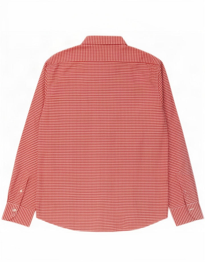 Cămașă pentru bărbați Deperlu Flannel XL Red Gingham Bumbac