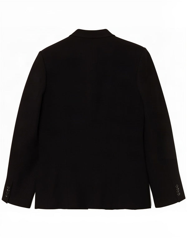 Jachetă Blazer pentru femei cu 1 nasture Laura Ashley UK 8 Small Black Viscose