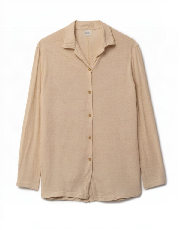 Pulover cardigan cu paragate Benetton pentru femei UK 14 Medium Beige Flecked