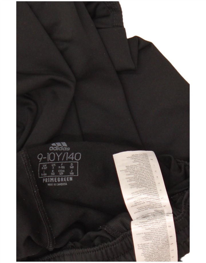 Pantaloni de trening ADIDAS Primegreen pentru baieti 9-10 ani poliester negru