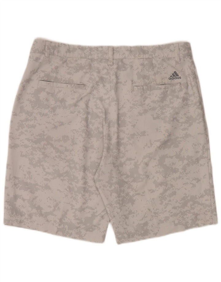 Pantaloni scurți sport adidas pentru bărbați, mari, gri, camuflaj, poliester