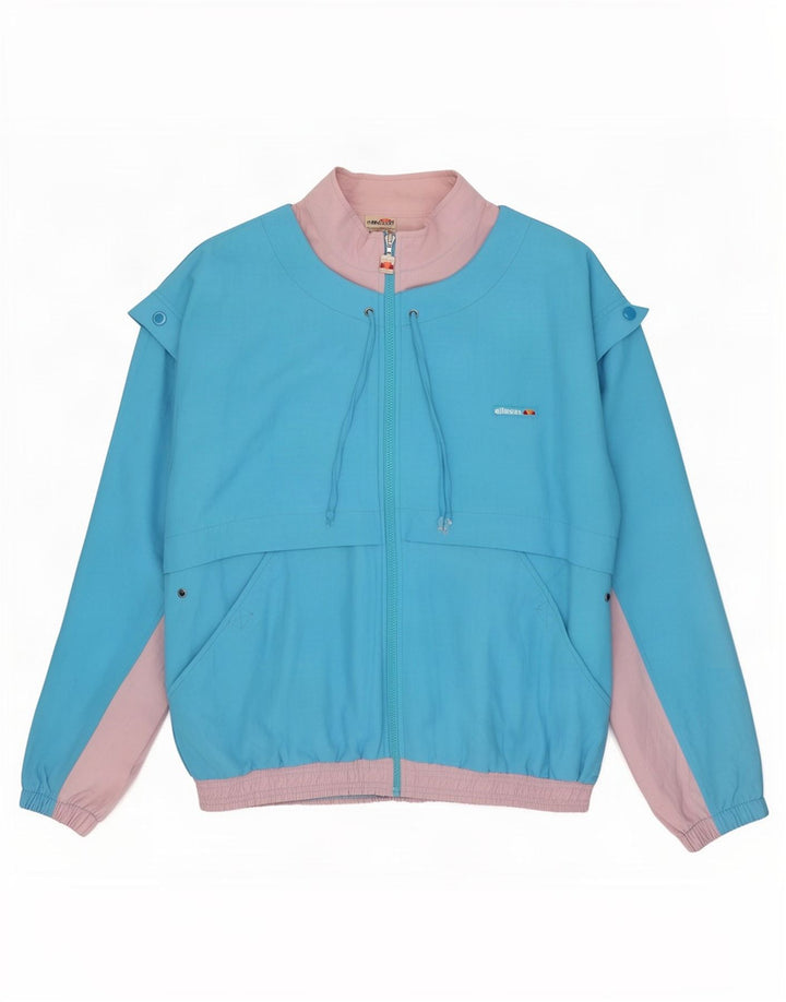 Jachetă de trening pentru femei Ellesse, IT 48 XL, albastru, poliamidă bloc de culoare