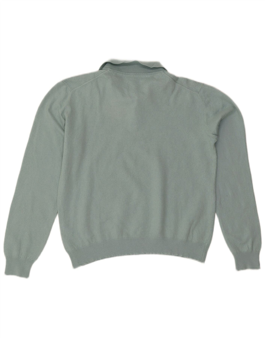 JACK WILLS Pulover cu gât polo pentru bărbați, bumbac mare, albastru