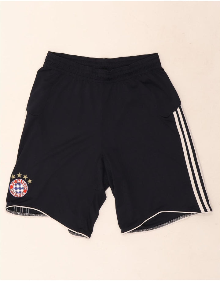 Pantaloni scurți sport pentru bărbați Adidas FC Bayern Munchen, poliester mediu albastru