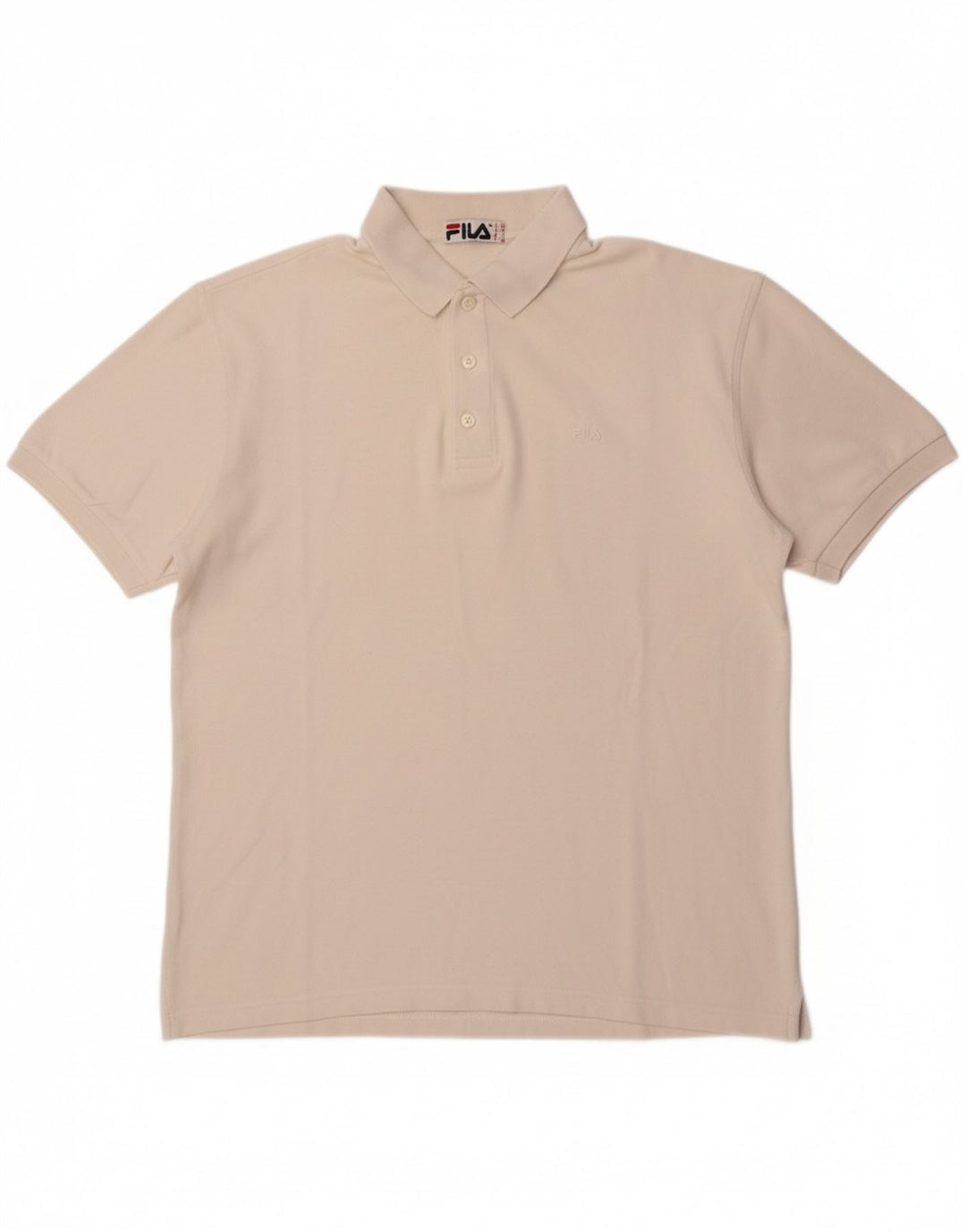FILA Mens Polo Shirt IT 46 Small White Cotton Vintage Fila and Second-Hand Fila from Messina Hembry 