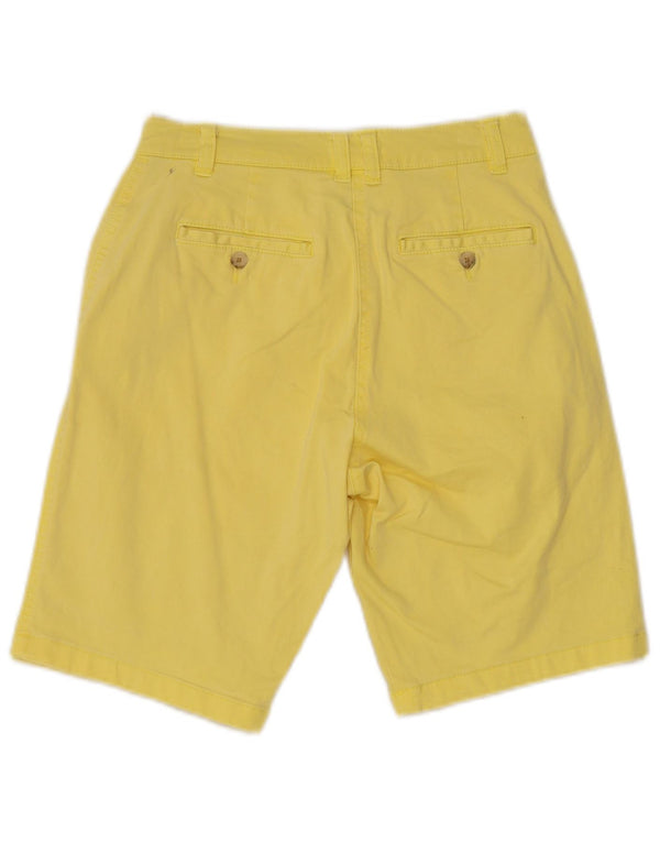 Pantaloni scurti chino Joules pentru femei UK 8 Small W26 Bumbac galben