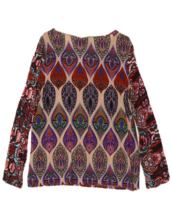 Bluză cu mânecă lungă pentru femei DESIGUAL, UK 18 XL, cachetele multicolor