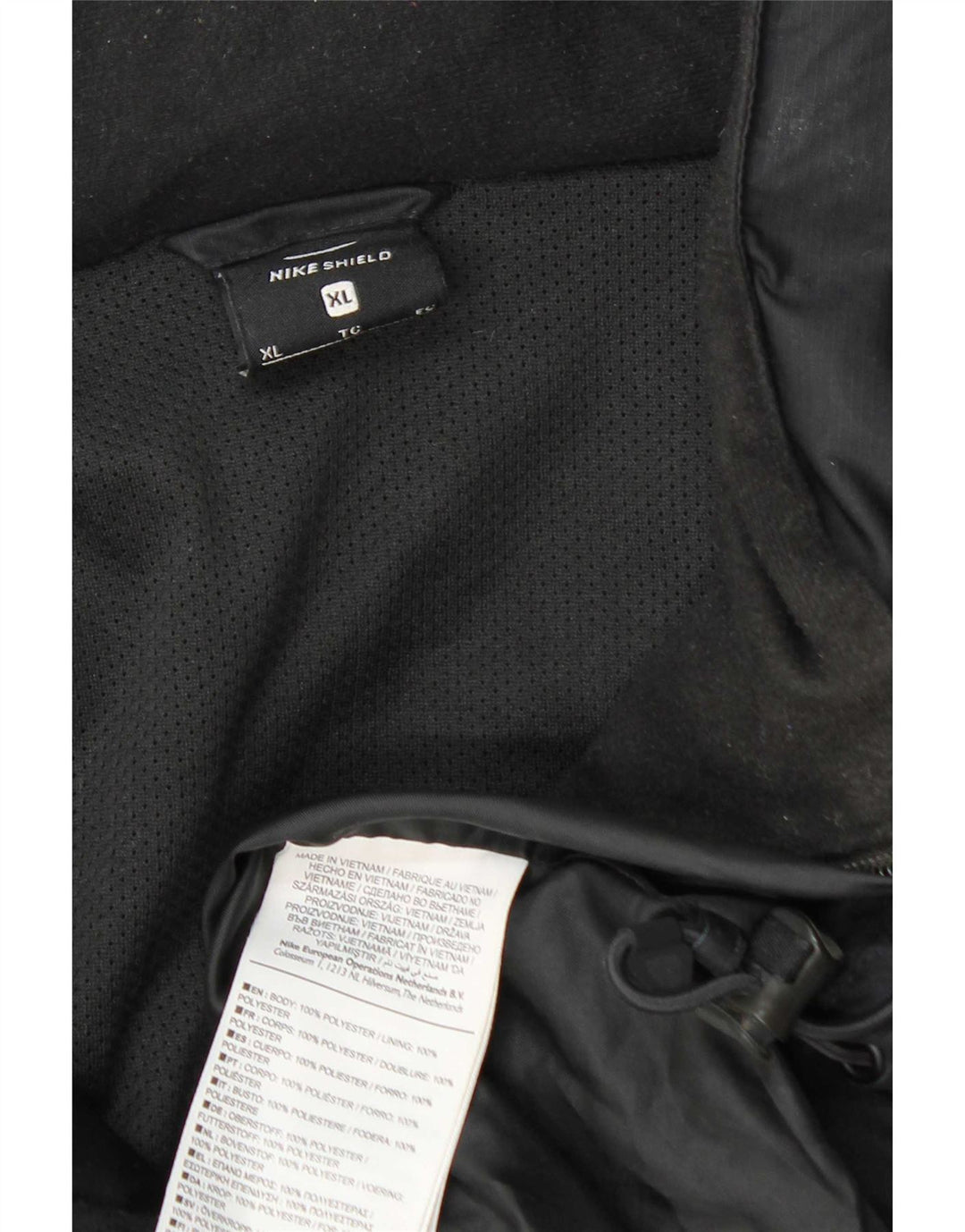 Jachetă de ploaie cu glugă Nike pentru bărbați UK 42 XL poliester gri