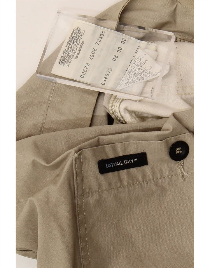 Pantaloni cargo dritti pentru bărbați Levi's W32 L31 bumbac bej
