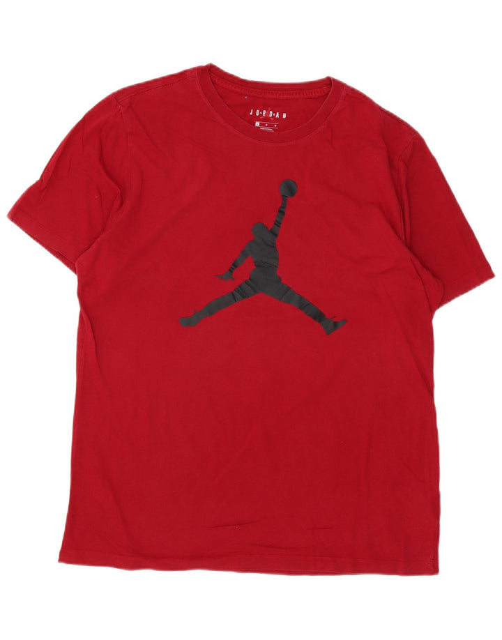 Tricou grafic Jordan pentru bărbați Top mare bumbac roșu