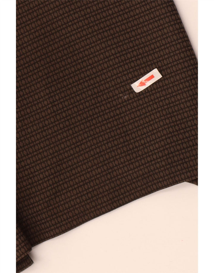 Fusta creion pentru femei Marks & Spencer W32, mare, maro, poliester geometric
