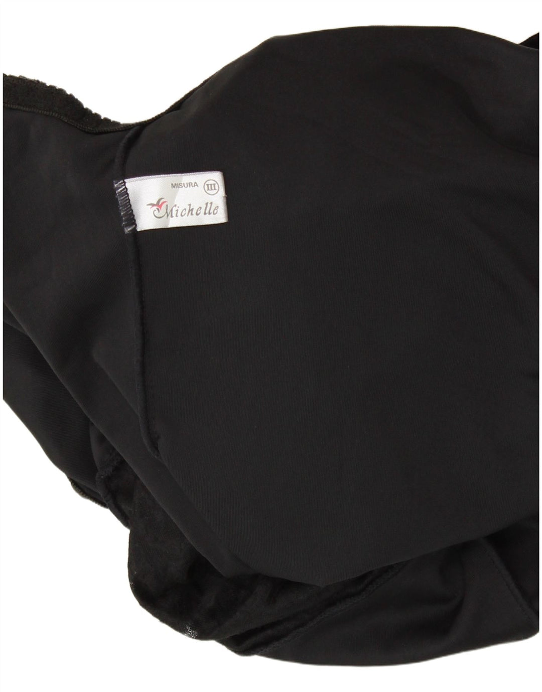 Body pentru femei din catifea MICHELLE UK 14 Medium Black Paisley Poliester