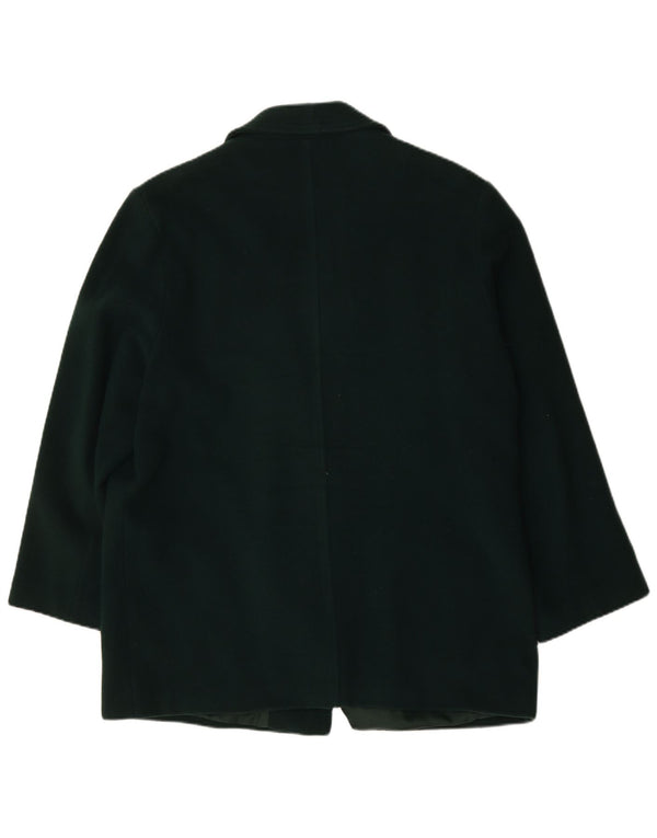 Palton supradimensionat pentru femei Vintage UK 18 XL Lână nouă verde