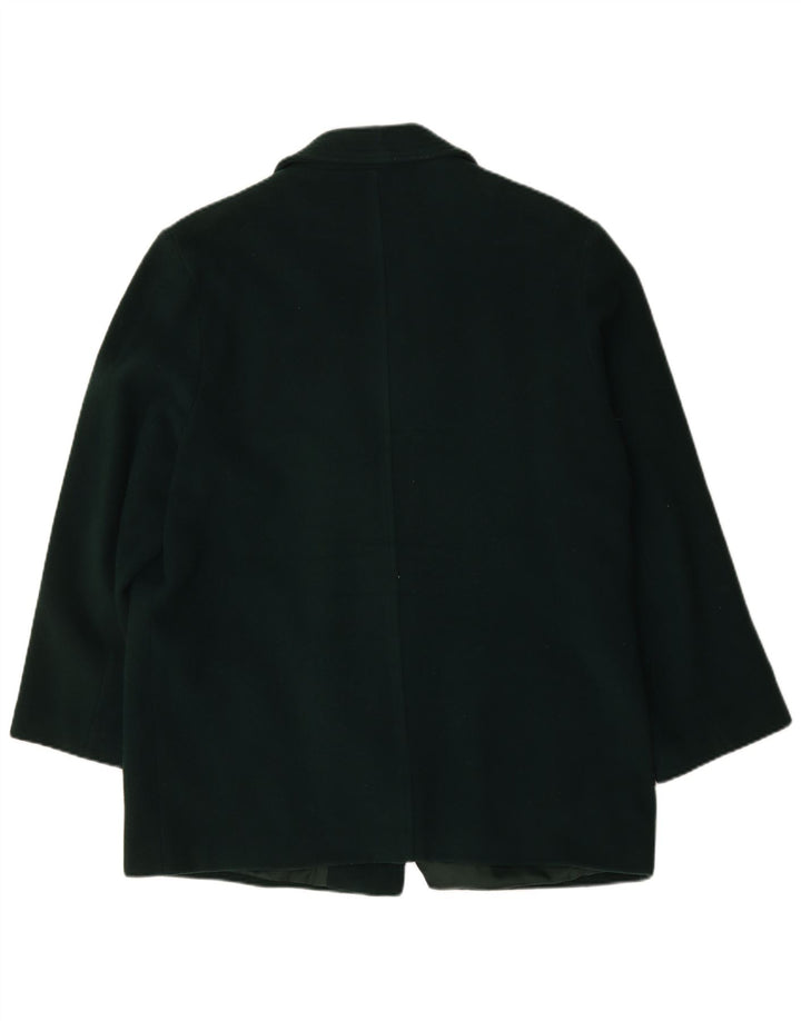 Palton supradimensionat pentru femei Vintage UK 18 XL Lână nouă verde