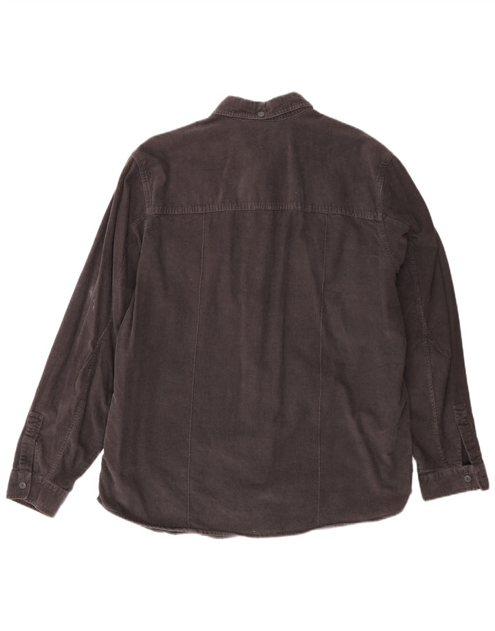Cămașă Levi's pentru bărbați din velur XL, bumbac gri